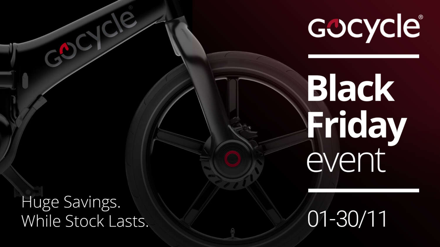 Gocycle Black Friday 2023