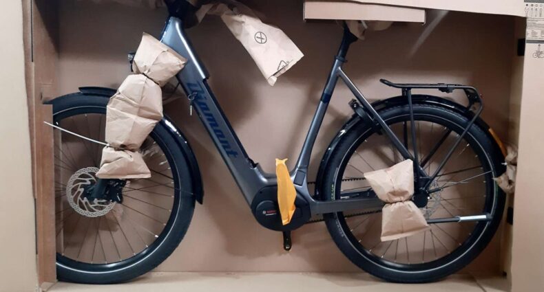 Diamant Fahrradwerke Verpackung ohne Plastik 2023