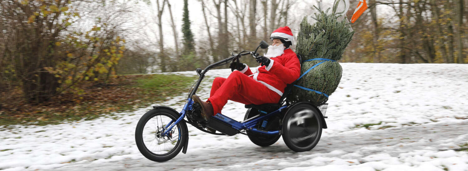 Weihnachtsbaumtransport HP Velotechnik Delta tx