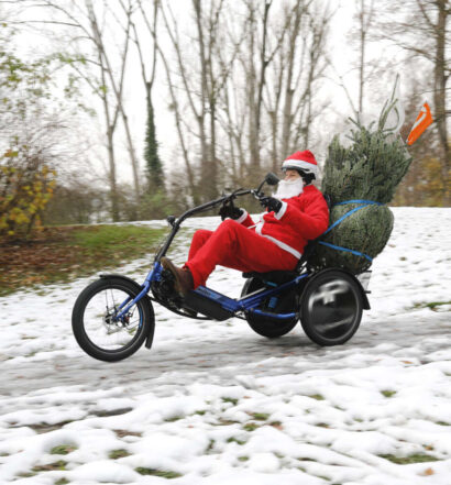 Weihnachtsbaumtransport HP Velotechnik Delta tx