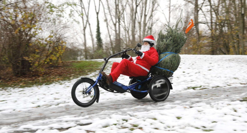Weihnachtsbaumtransport HP Velotechnik Delta tx