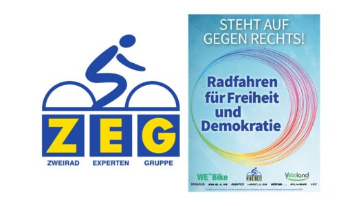 „STEHT AUF GEGEN RECHTS!“ – Radfahren für Freiheit und Demokratie