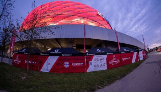 Neues SCOTT-Fahrradparken bei Heimspielen des FC Bayern München