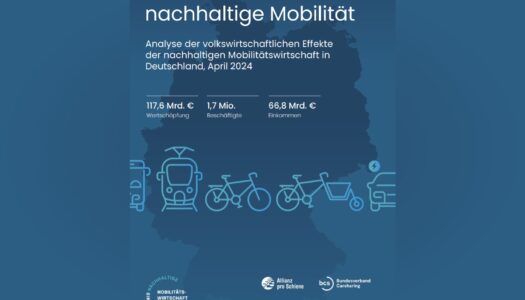 Studie zur nachhaltigen Mobilitätswirtschaft veröffentlicht