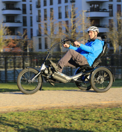 HP Velotechnik Delta tx Weltneuheit hochkant parken