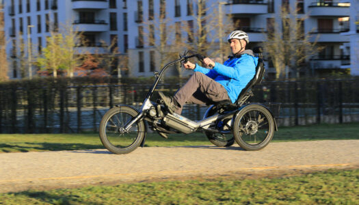Weltneuheit auf der Eurobike: HP VELOTECHNIK erweitert das E-Sesselrad Delta tx
