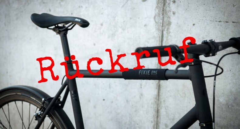 Fixie Inc. Backspin Zehus Rückruf