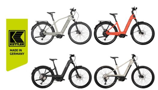 Kettler Alu-Rad 2025 – E-Bike-Kollektion kommt mit neuem Bosch CX Antrieb