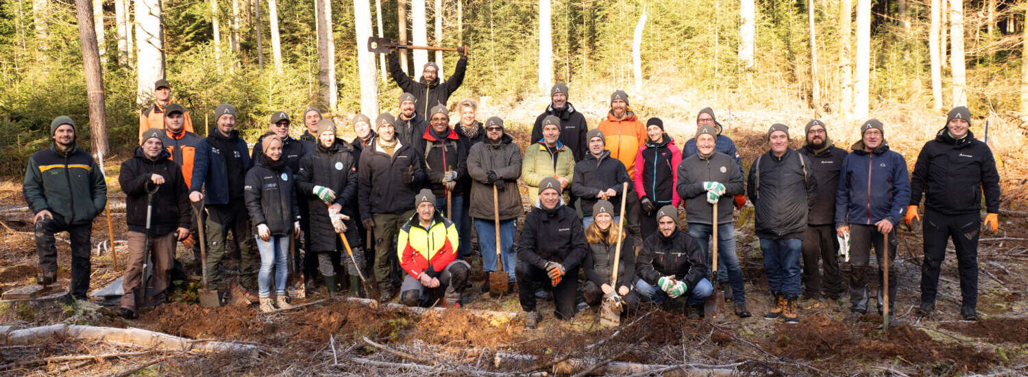 Waldbike Brose Baumpflanzaktion 2024