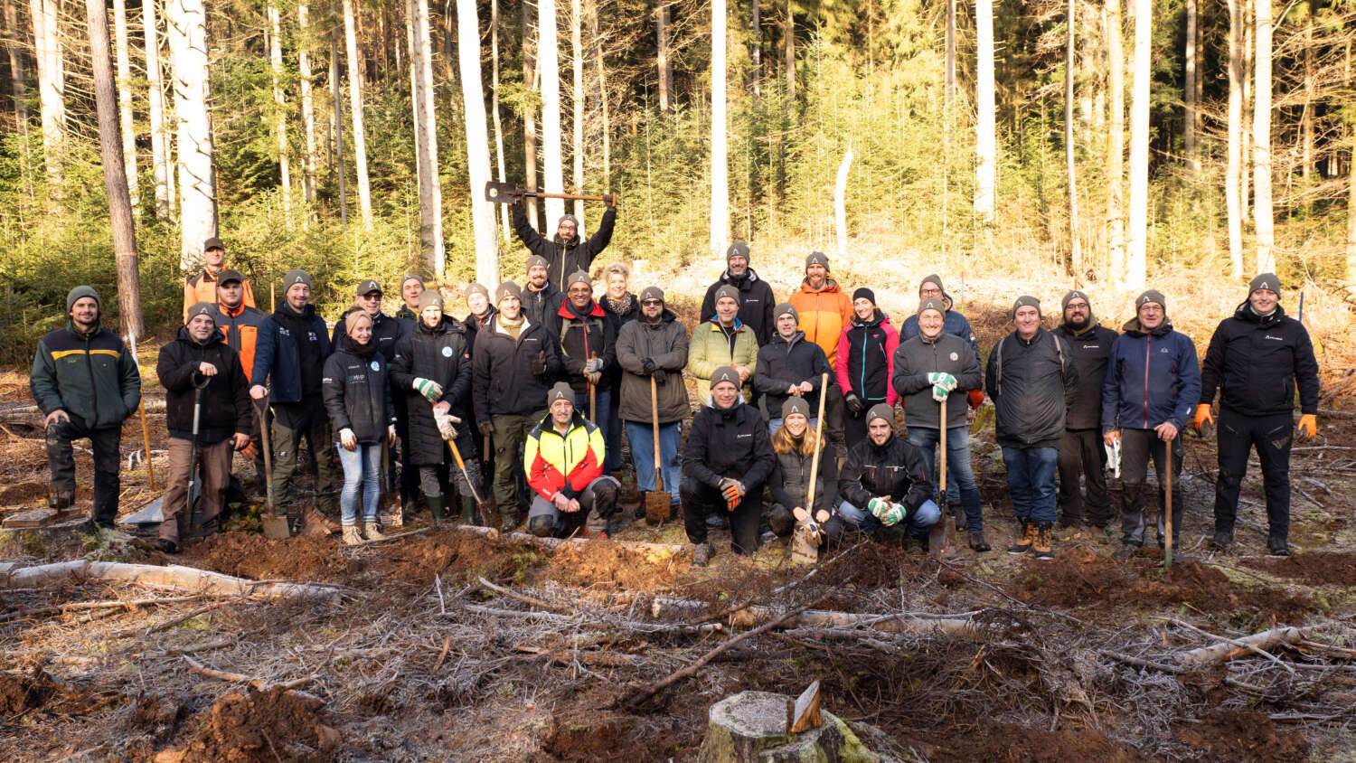 Waldbike Brose Baumpflanzaktion 2024