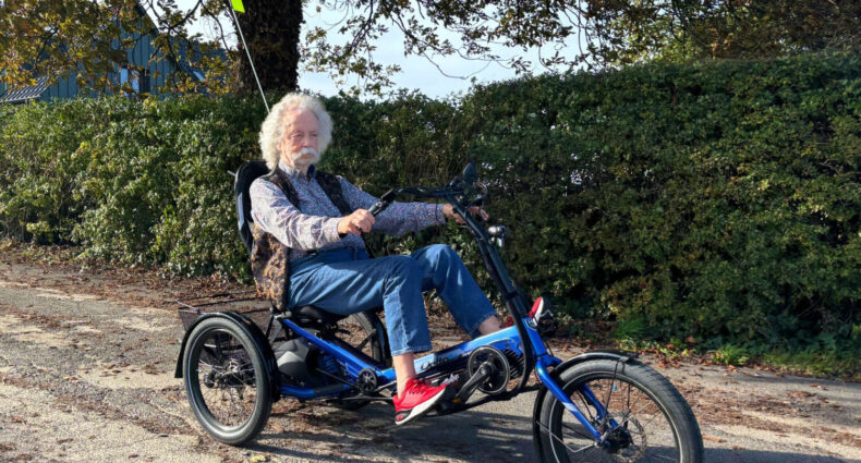 Jean Pütz auf HP Velotechnik Delta tx