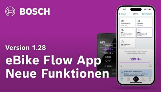 Bosch eBike Flow App 1.28: Mehr Kontrolle, neue Fahrmodi und smarte Features