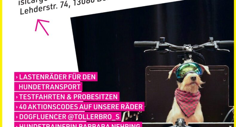 1. Cargobike DOG DAY Berlin isicargo