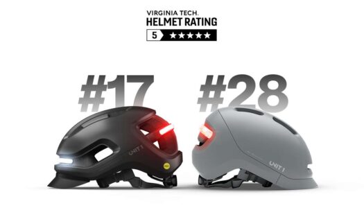 Meilenstein für smarte Helme: UNIT 1 erzielt 5-Sterne-Bewertungen bei Virginia Tech