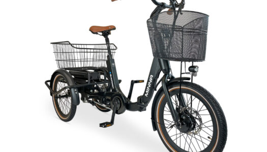 Blaupunkt überarbeitet faltbares E-Lastenrad MINNA