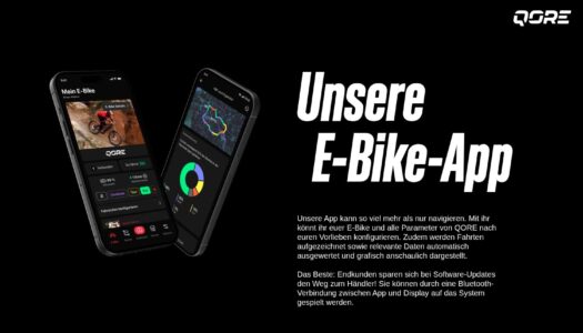 Brose E-Bike App wird zur QORE E-Bike App