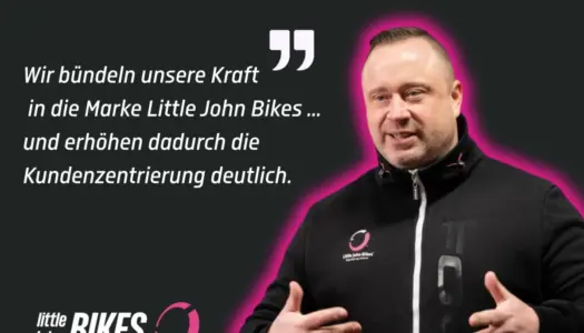 Little John Bikes bündelt Kräfte und integriert e-Pedalics