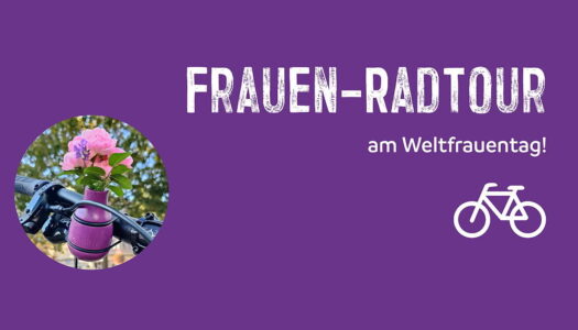Der ADFC lädt zu Aktionen und Online-Debatte am Weltfrauentag ein