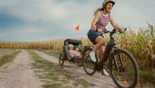 DECATHLON EXPL 900: Kompakter Multifunktionsanhänger für den Familienalltag