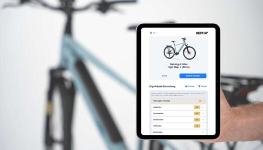 HEPHA bringt digitales Bike-Fitting in den Fachhandel